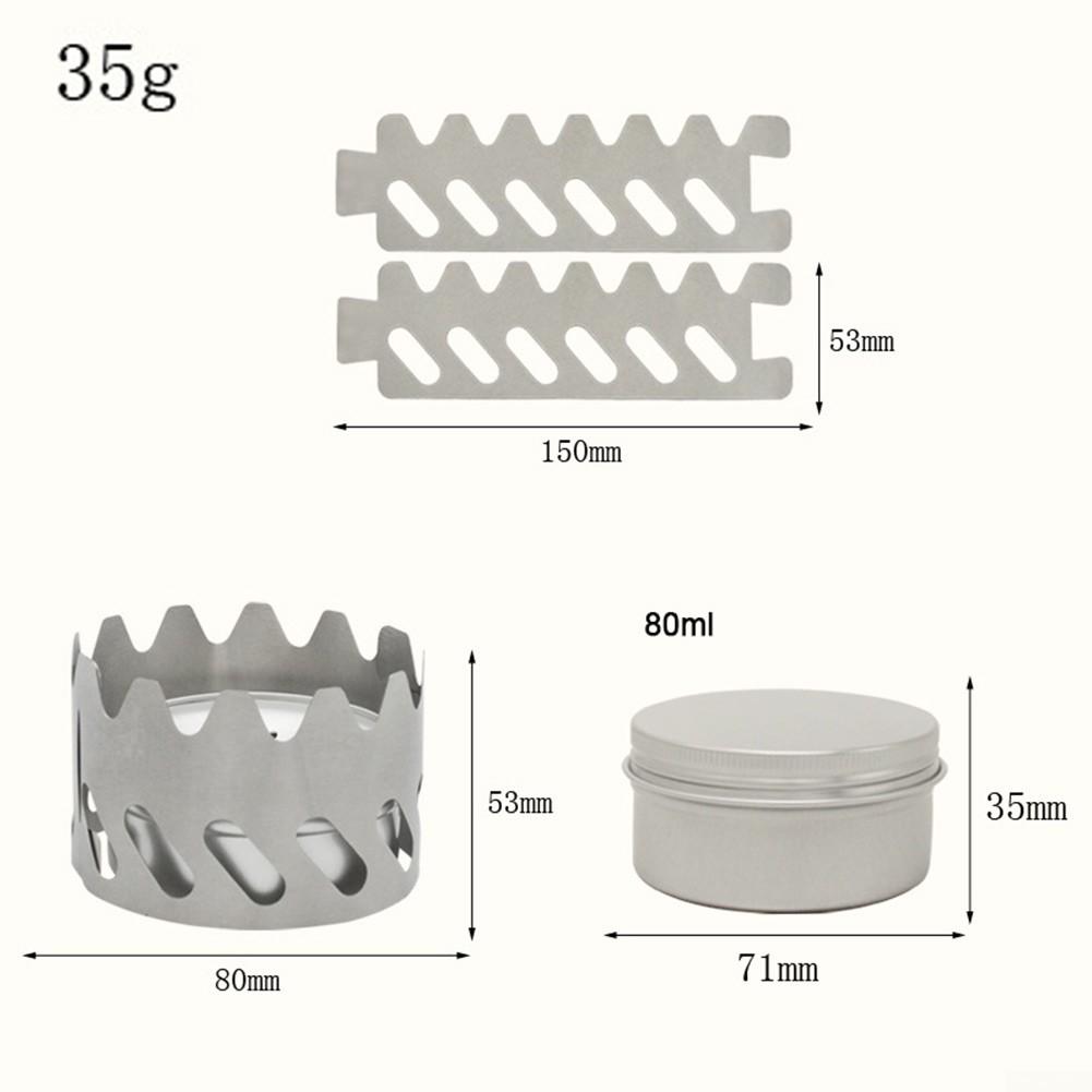 Набор горелок для спиртовой печи для кемпинга и пеших прогулок
