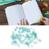 160pcs Little Bear Paper Clip Blue Cute Animal Shaped File Note Page Marker Clips Bookmark for File 