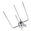 1set Stainless Steel Rotisserie Meat Forks Clamp Grill Meatpicks Barbecue Skewer With Locking Screw Quick Adjustments BBQ Tools