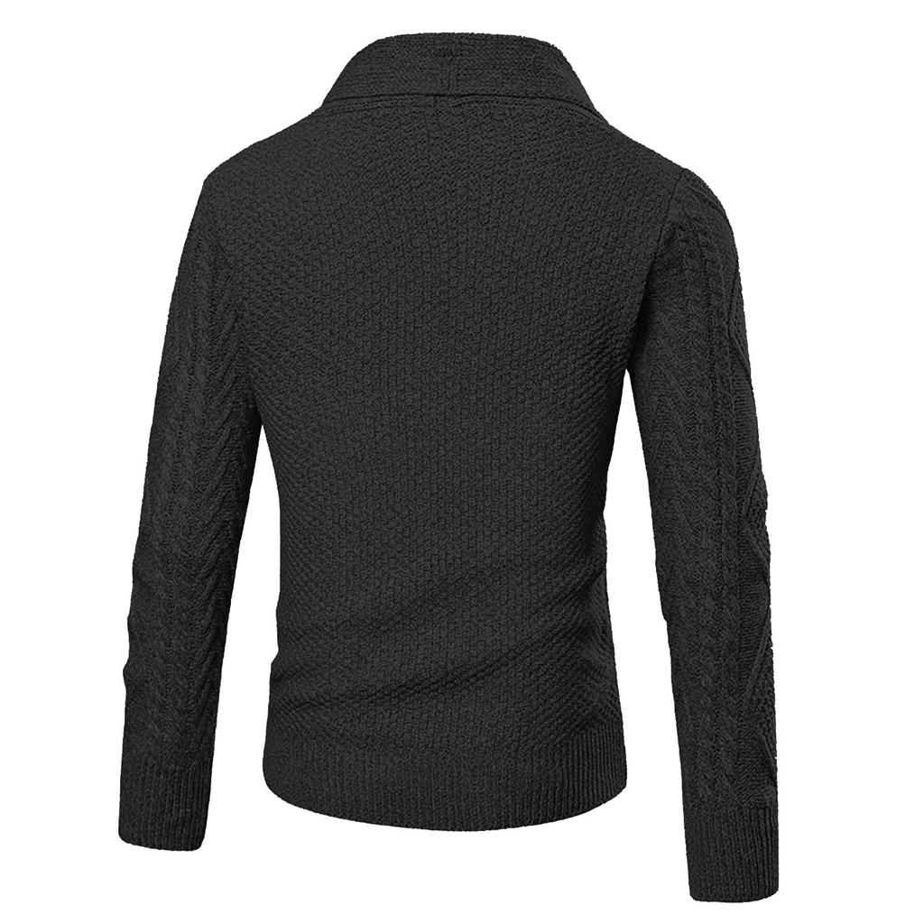 Winter Fashion Mens And Autumn Loose Cardigan Warm Lapel Hooded Jacket Sweater
