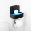 New Folding Tissue Box Toilet Square Tissue Holder Toilet Paper Holder No Punching Roll Paper Holder Wet Tissue Holder