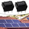10pcs 6 Pin Terminals Double Reset Switch KCD4 Push Button Switch  Electrical Products