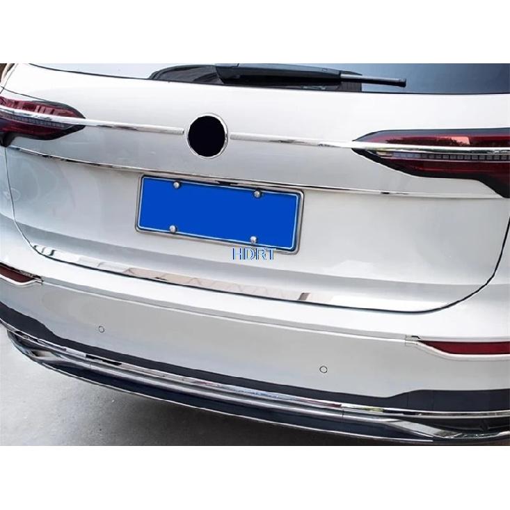 Fit For Volkswagen VW Viloran + Car Style Rear Bumper Trunk Tail Boot Door Trim Protector Decoration Accessories Auto Part