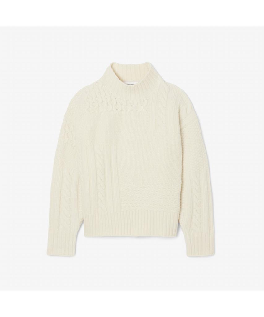 LACOSTE Women'S Aran Cable Turtleneck Pullover Af3974-55N Xfj