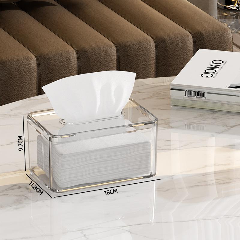 Пластиковый прозрачный диспенсер для салфеток Прозрачный ресторанный отельный ящик для хранения салфеток Стойка для бумаги Кухонная организация Коробки для салфеток