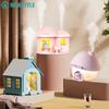 Диффузор эфирных масел Cartoon House Aroma, 7 цветов, ночник, USB, милый домашний увлажнитель воздуха для детей, подарки для дома