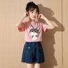 Tangshi Girls' Short Sleeve T-Shirt 2026 Summer Collection