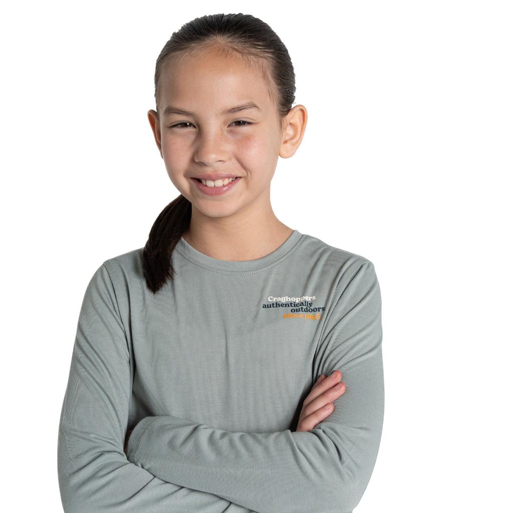 CRAGHOPPERS Детская/Подростковая футболка с длинным рукавом Cruz Nosilife