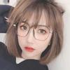 Anti-Blue Light Plain Glasses Large Frame Irregular Polygon Flat Glasses Women'S Versatile Frames