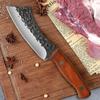 Household Stainless Steel Kitchen Knife High Hardness Boning Knife Carving Knife Pig Chicken Fish Slicing Knife Hand Forged Kitchen Knife
