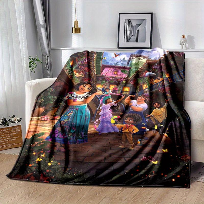 1pc, Enchanting Home Decor: Magical Family Blankets Perfect Gifts for Your Cozy Living Room, Bedroom & More! Ideal for Sofa, Travel, Camping, Car
