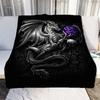 Cartoon Dragon Art Patterns Blanket Animals Flannel Blanket Cosy Lazy Couch Cover Blanket Super Soft Sheet Mattresses