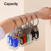 10/20/30/40 Pieces Transparent Window Key Ring Plastic With Number Plates Key Tags Metal Split Rings Key Chains