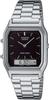Кварцевые часы Vintage Series Unisex Dual Time Black Overseas Model [Casio] ANA-DIGI AQ-230A-1DMQ [Товар]