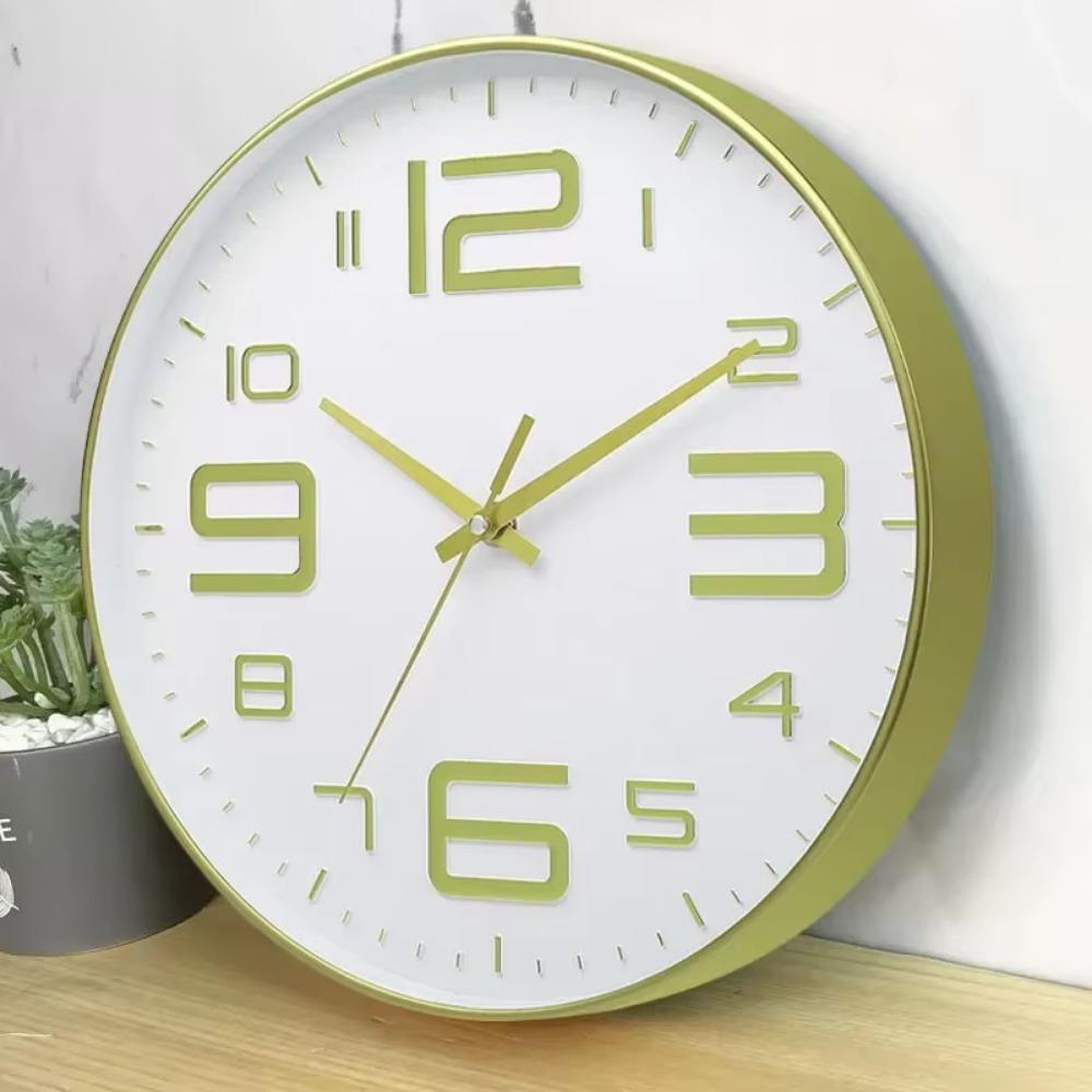 Бесшумные настенные часы в скандинавском стиле, уникальные настенные часы, персонализированные цифровые часы, бытовые
