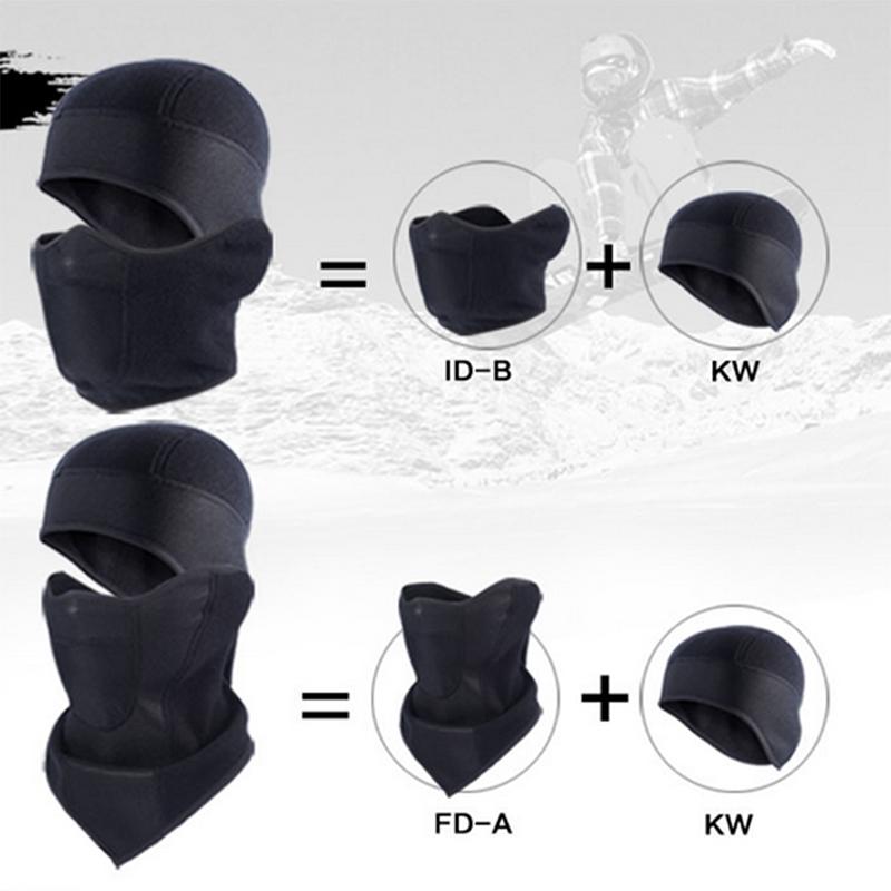 Winter Outdoor Sports Riding Skiing Multifunctional Windproof Warm Collar Hat Cap Scarf Turban Mask Headgear for Men Women