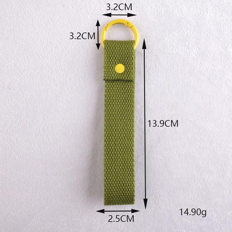New Fashion Cotton Keychain Lanyard Car Keys Canvas Strap Keyring Schoolbag Backpack Pendent Key Chain Wrist Straps