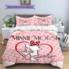 Bright Yellow Mickey Mouse Print Bedding Set, Comfortable and Warm, The Perfect Choice for Decorating A Child's Bedroom.
