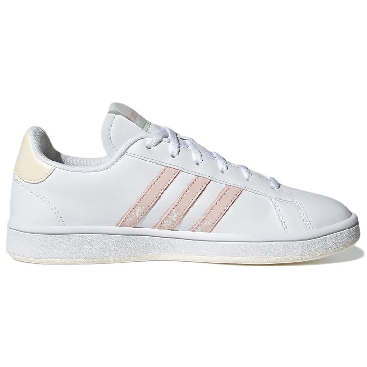 adidas Grand Court Base Beyond White Vapor Розовые женские кроссовки Cloud-White Wonder-White GX5763