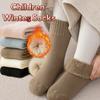 3 Pairs Children's Winter Socks Plush Warm Thermal Terry Socks New Wool Socks  for Toddlers