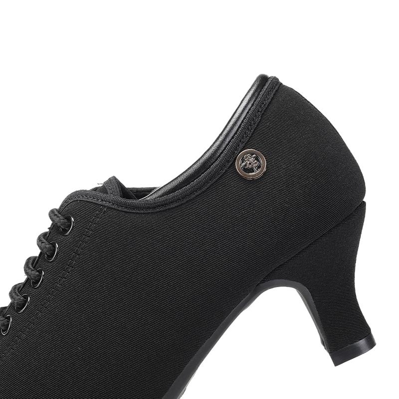 Женская стандартная обувь для бальных танцев, ткань Оксфорд, подошва для тренировок, современная танцевальная обувь для танцев