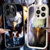 Крутой чехол для телефона с Белоголовым орлом для iPhone 16 17 Air 16E 15 Pro Max 14 Plus 13 12 Mini Capa Мягкий силиконовый Funda
