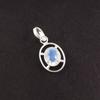 Oval Natural Milky Opal 925 Silver Friendship Day Engagement Gift Ethnic Pendant PP-6-14