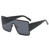 One-Piece Sunglasses, Trendy Large-Frame Glasses, Wide-Leg Pattern Square Sunglasses.