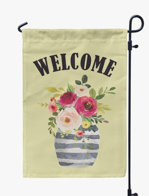 Tan Welcome Garden Летний кемпинг Флаг для кемпинга Двусторонний