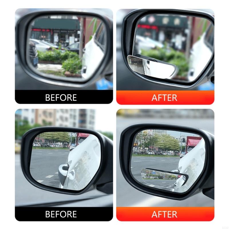 2025 Новое безрамочное зеркало заднего вида с вращением на 360 градусов, быстрое крепление, зеркала для слепых зон
