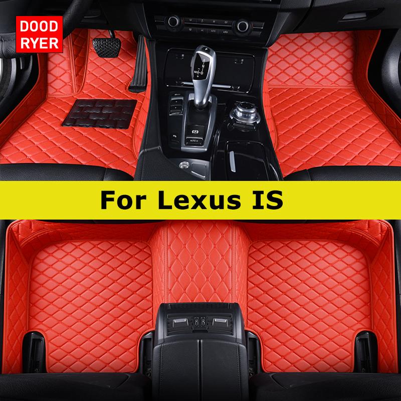 DOODRYER Custom Car Floor Mats For Lexus IS IS200 IS200C IS250 IS300 IS300h IS350 IS500 Auto Carpets Foot Coche Accessorie