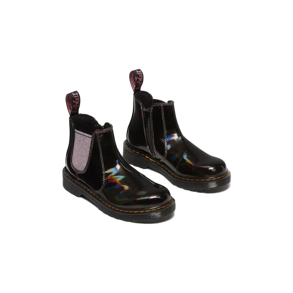 Dr. Martens Junior 2976 Sparkle Rays Black Lightshow Chelsea Boots 27637001