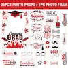 Graduation Season 26pcs Handheld Photo Frame Photo Props Party Decoration Supplies