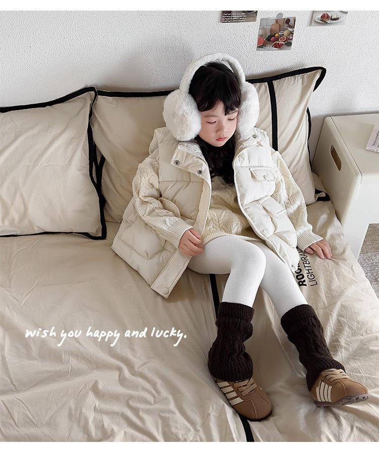 Модные женские гетры с подкладкой из флиса, вязаные косами, пэчворк - Теплые брюки из толстой шерсти ягненка с вертикальной полоской