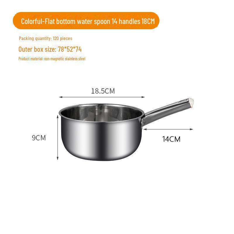 Многофункциональная кухонная ложка из нержавеющей стали с длинной ручкой для воды и супа