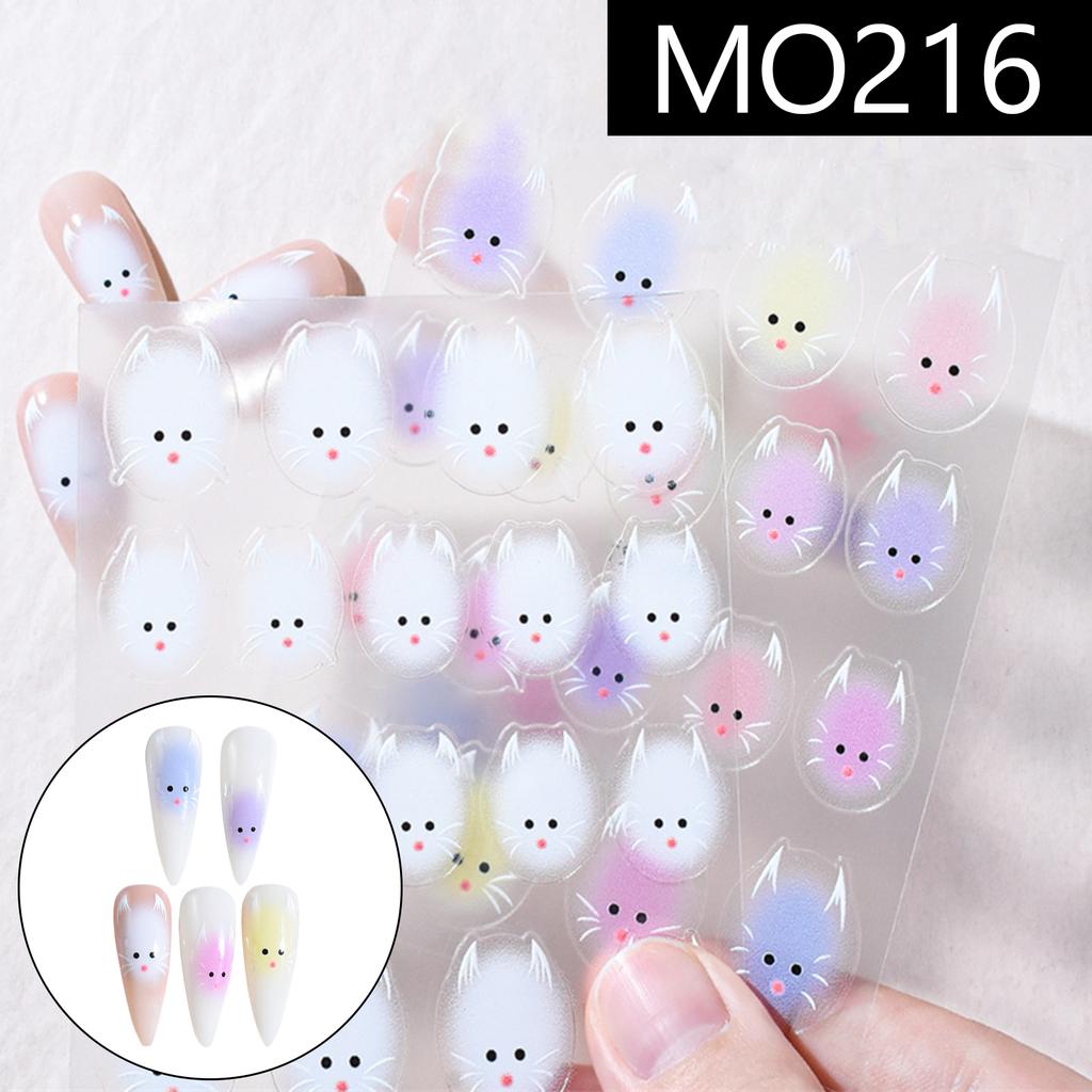 Наклейки для ногтей с кошками для дизайна ногтей 3D наклейки для ногтей с кошками для дизайна ногтей Наклейки для ногтей с кошками Поставка украшений для дизайна ногтей