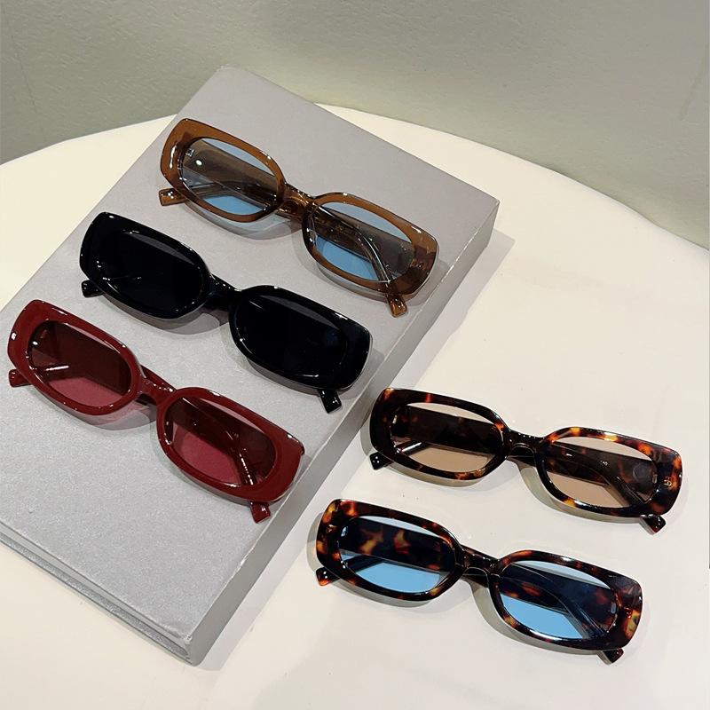 Y2K Vintage Rectangle Sunglasses Women Men Luxury Designer Punk Hip Hop UV400 Outdoor Shades