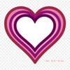 Heart Drawing Computer Icons Iron On Heat Transfer Printing Vinyl Patches Sticker for Clothes DIY Appliques Washable Patches