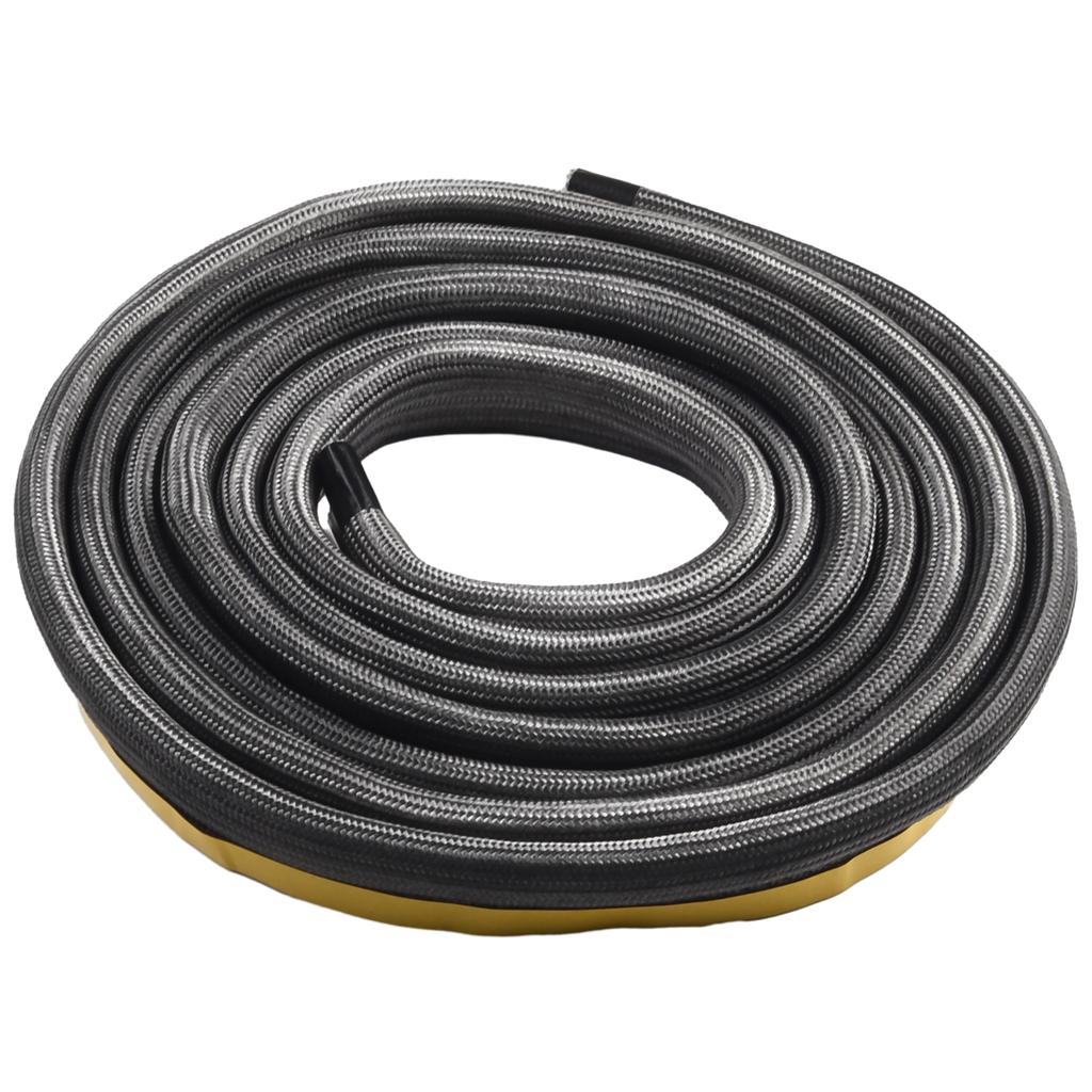 Door Seal Stove Rope Fire Glue Glass Yarns Log Woodburner Thermal Insulation 1pcs Black Brand New High Quality