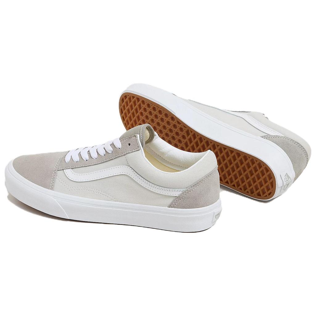 Vans Old Skool Collection Low Top Skateboard Shoes Unisex Gray White Sneakers VN000CT8BGF