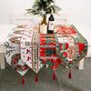 Festive Knitted Christmas Table Runner - Family Dining Table Decor
