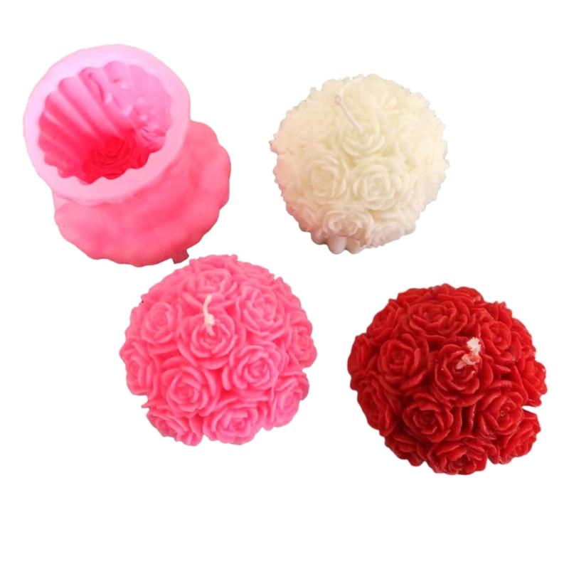 Универсальная форма в виде розового дерева, прочные силиконовые формы для изготовления ароматерапевтических свечей своими руками, универсальная форма для украшения торта