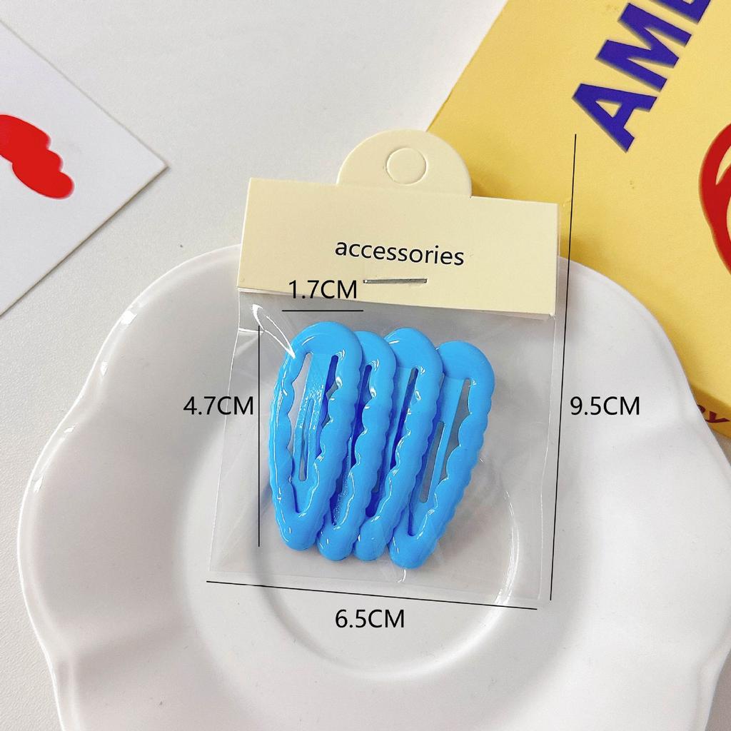 4-5 шт., желто-зеленая челка, боковой зажим, головной убор, волосы девушки, боковой зажим для волос, простая заколка, милый аксессуар для волос