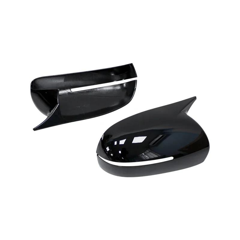 Car Rearview Mirror Cover Trim Rearview Mirror Cap Housing Sticker Decoration For Kia Forte K3 Cerato 2010-2018 ABS Carbon Fiber