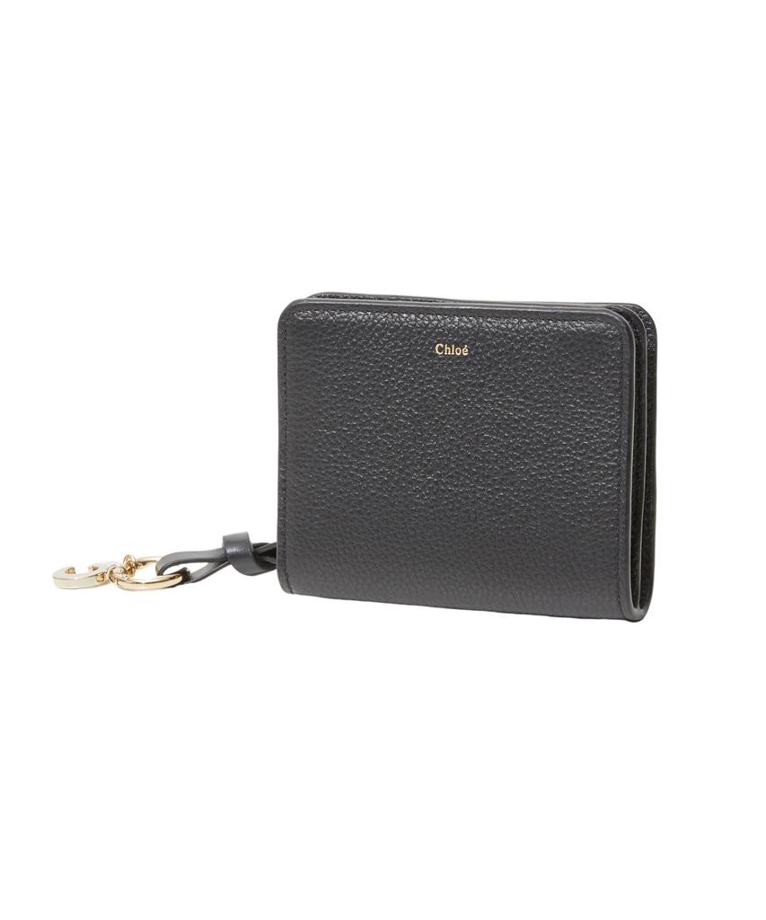 Bifold Wallet CHC22WP765F57 ALPHABET BLACK [Chloe] Women's [Item]