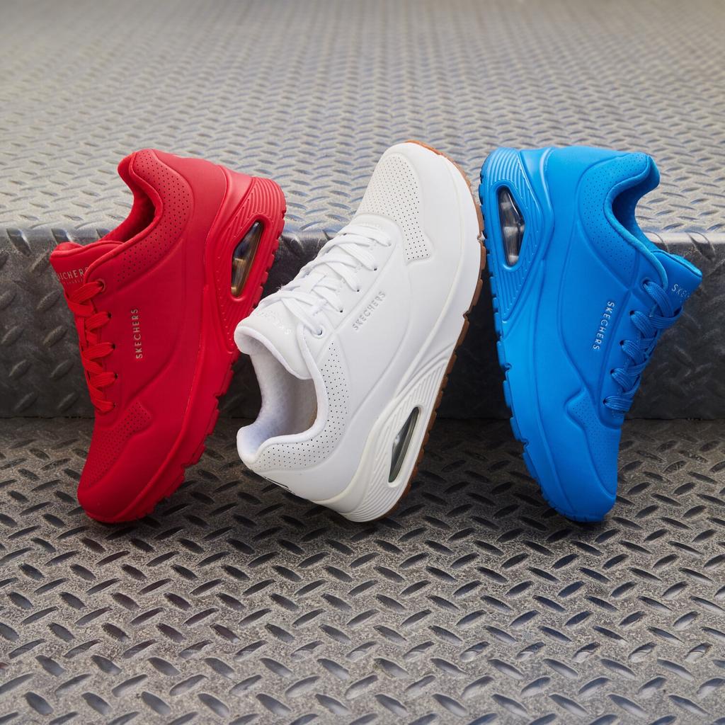 Skechers Uno - Stand On Air Женские кроссовки белого цвета wht