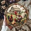 Винтажное Металлическое Искусство Курица Настенный Декор Фермерский Кухонный Знак