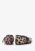 Wittchen Woman Ballet Flats In Leopard Print Lycra, Brown And Black, Brown And Black Polyurethane