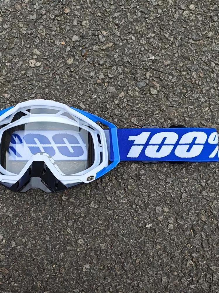 Helmet Goggles 100% Off-Road Motorcycle Helmet Goggles Windproof Goggles for Downhill Mountain Bikes to Protect Against Wind and Sand