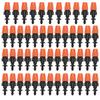 50pcs/set Adjustable Garden Drip Irrigation Misting Nozzles Micro Flowing Sprinkler Head Atomizer